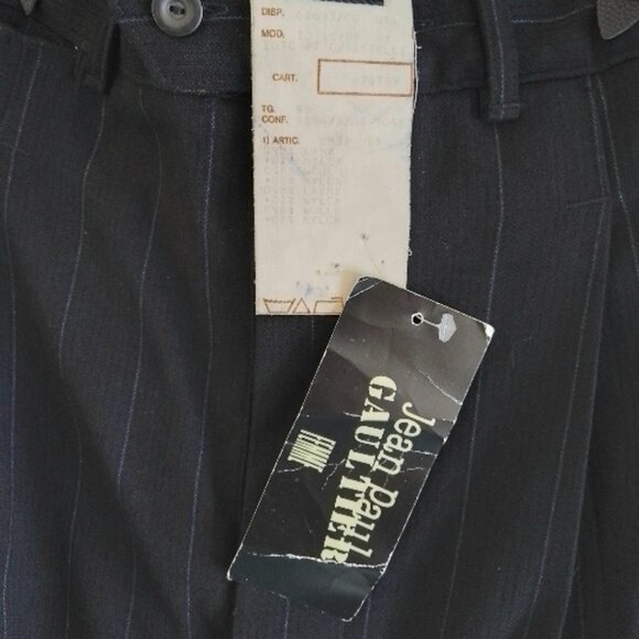 ๐ Exclusive Jean Paul Gaultier Trousers (1992) | Wool, Nylon & Wolle | New With - Picture 15 of 16